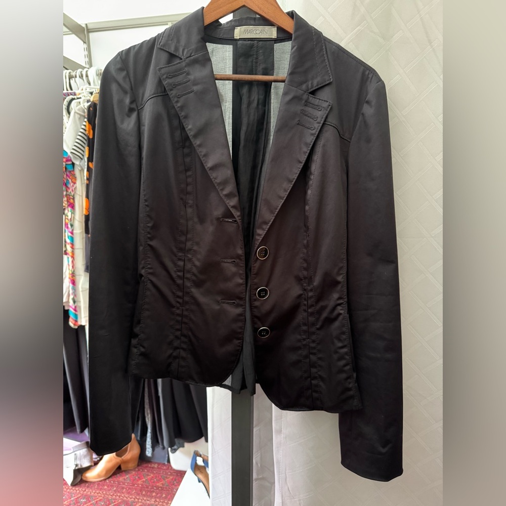 Marc Cain Black Blazer Tailored Suit Jacket